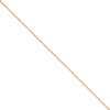 Quality Gold 14k Rose Gold 1.7mm Ropa Chain Anklet