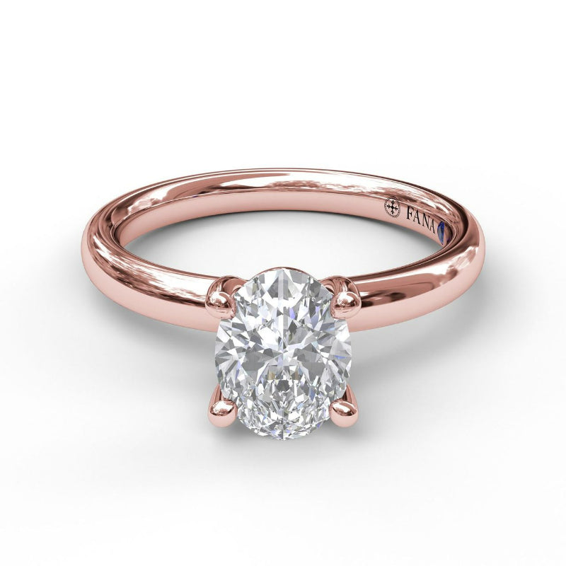 Fana Classic Oval Cut Solitaire