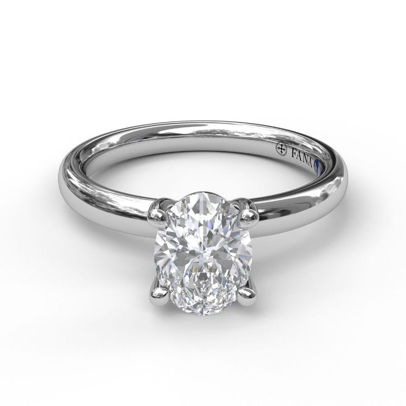 Fana Classic Oval Cut Solitaire