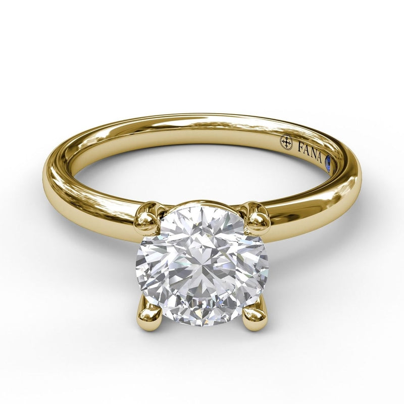 Fana Classic Round Cut Solitaire Engagement Ring