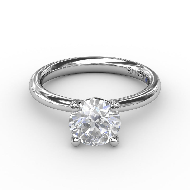 Fana Timeless Round Cut Solitaire Engagement Ring