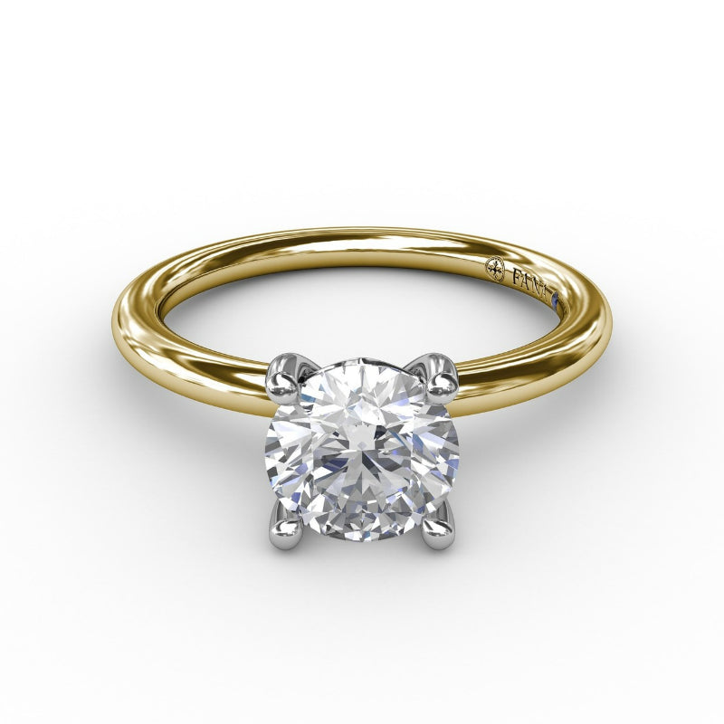 Fana Classic Round Diamond Solitaire Engagement Ring