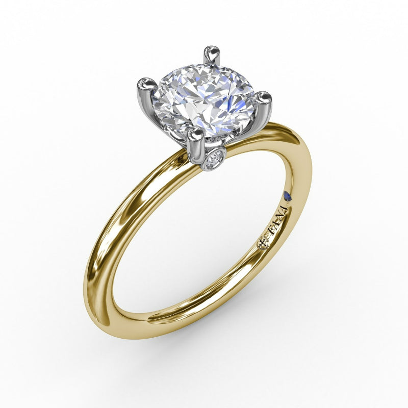 Fana Classic Round Diamond Solitaire Engagement Ring