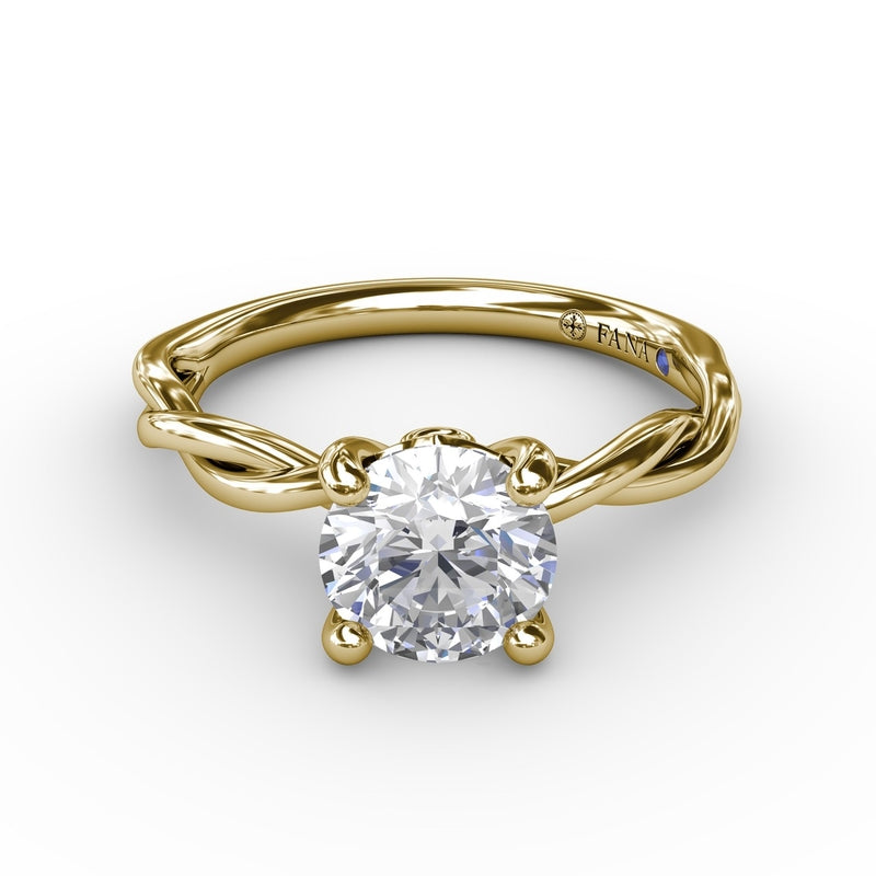 Fana Elegantly Twisted Engagement Ring