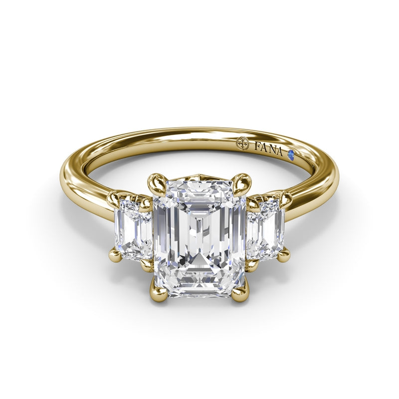 Fana Three Stone Beauty Diamond Engagement Ring