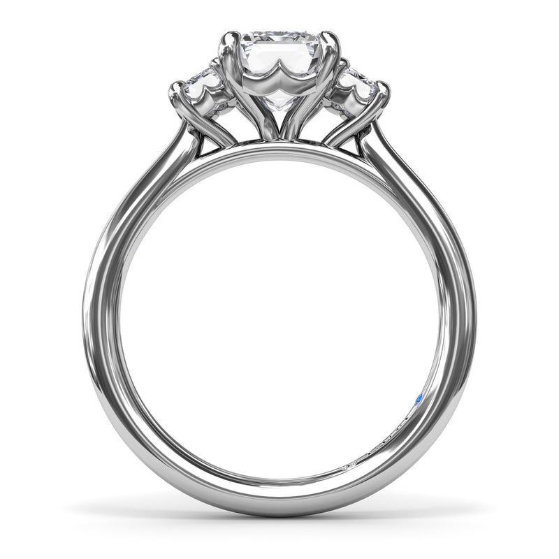 Fana Three Stone Beauty Diamond Engagement Ring