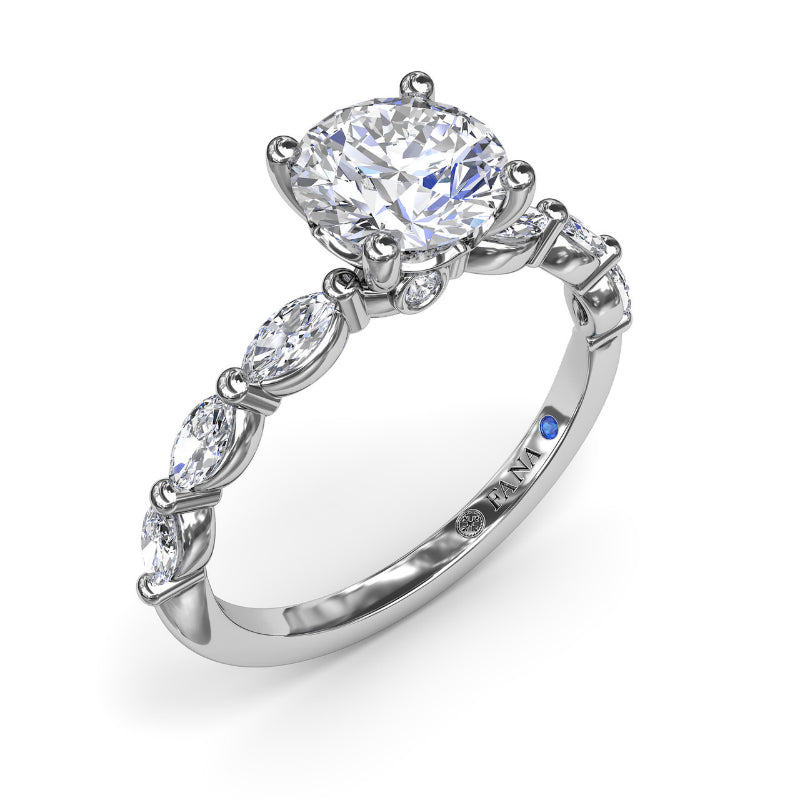 Fana Perfectly Polished Diamond Engagement Ring