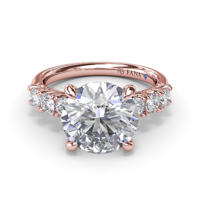 Fana Shimmering and Radiant Diamond Engagement Ring