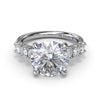 Fana Shimmering and Radiant Diamond Engagement Ring