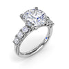 Fana Shimmering and Radiant Diamond Engagement Ring