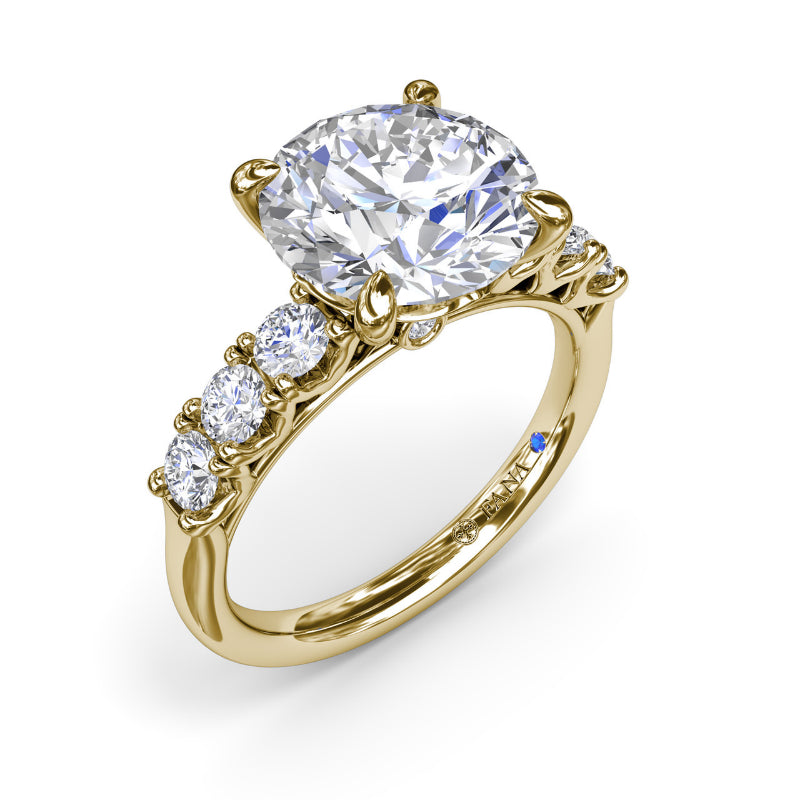 Fana Shimmering and Radiant Diamond Engagement Ring