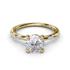 Fana Captivating Raindrop Diamond Engagement Ring