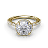 Fana Simply Stunning Diamond Halo Engagement Ring