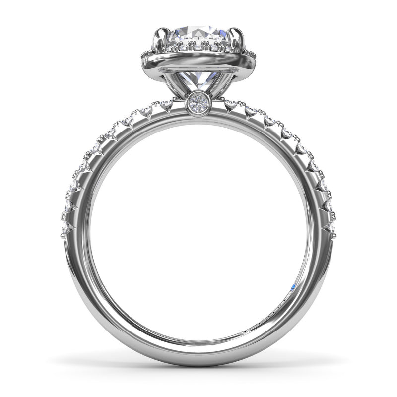 Fana Simply Stunning Diamond Halo Engagement Ring