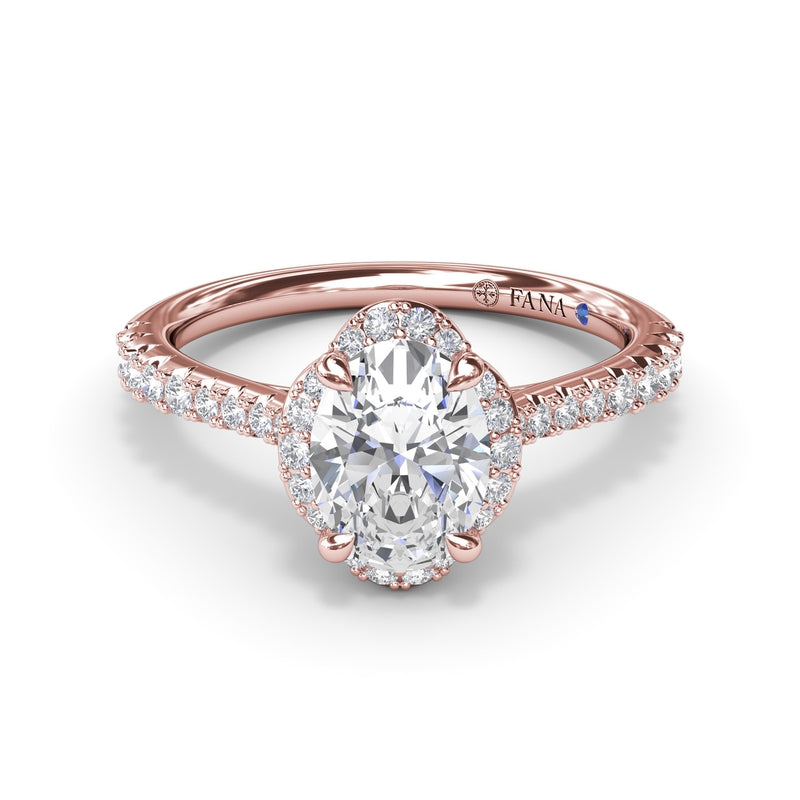 Fana Blossoming Oval Diamond Engagement Ring