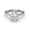 Fana Blossoming Oval Diamond Engagement Ring