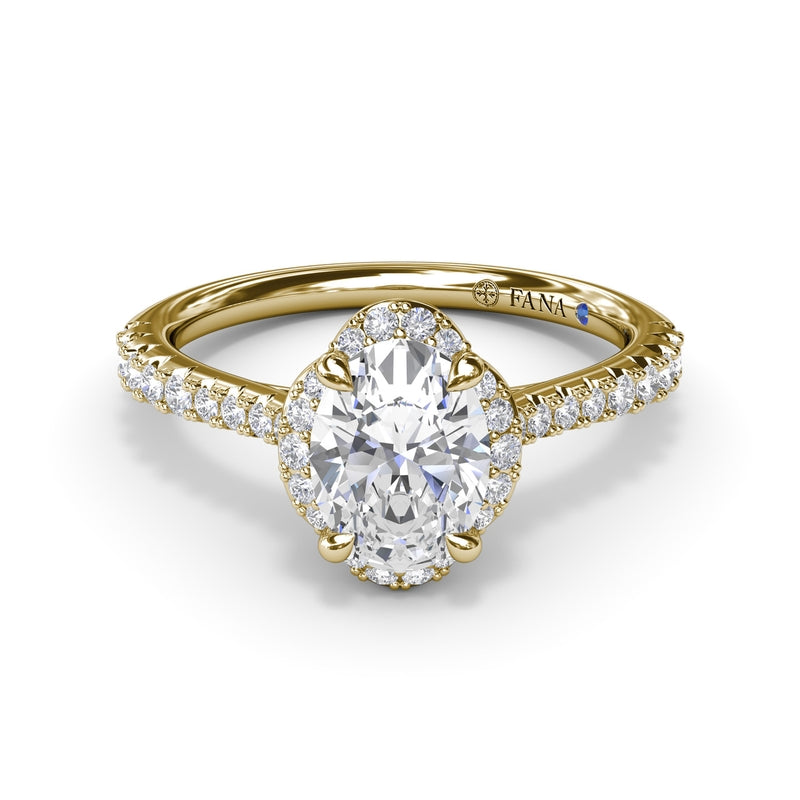 Fana Blossoming Oval Diamond Engagement Ring