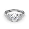 Fana Clustered Diamond Engagement Ring