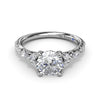 Fana Vintage Floral Diamond Engagement Ring