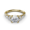 Fana Vintage Floral Diamond Engagement Ring