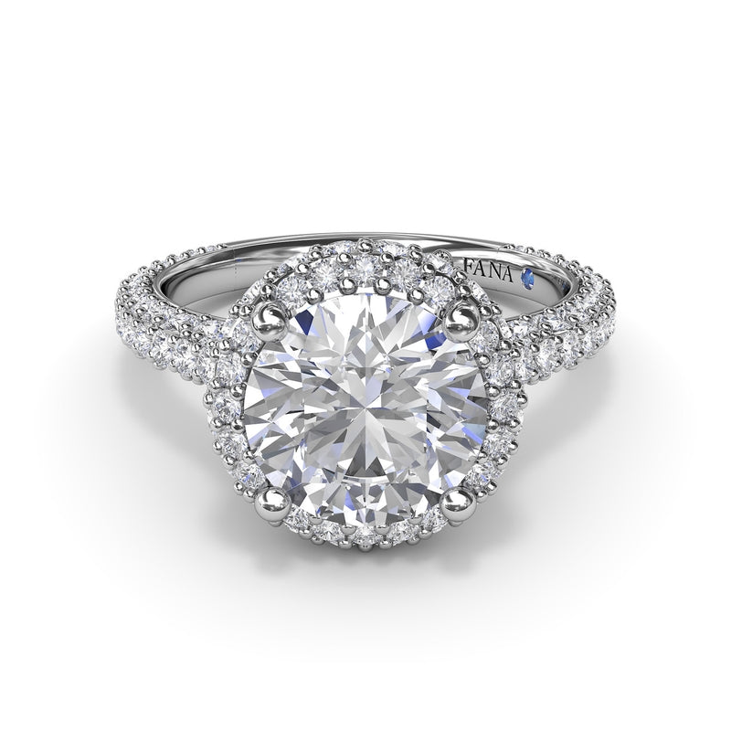 Fana Diamonds Galore Halo Engagement Ring