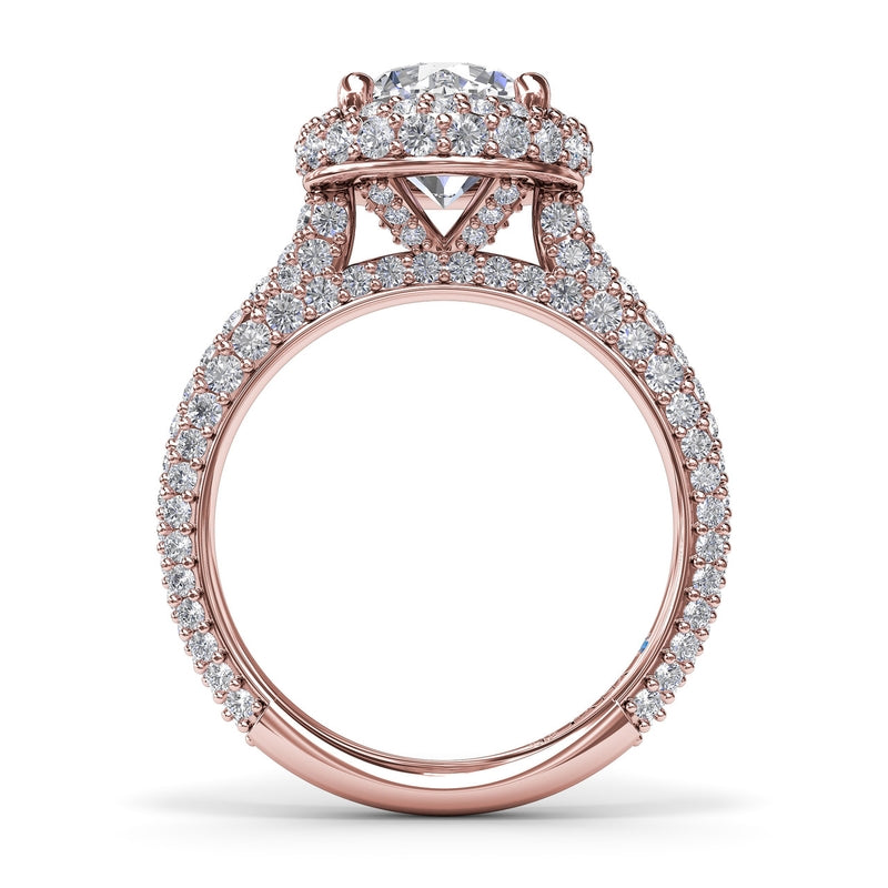 Fana Diamonds Galore Halo Engagement Ring