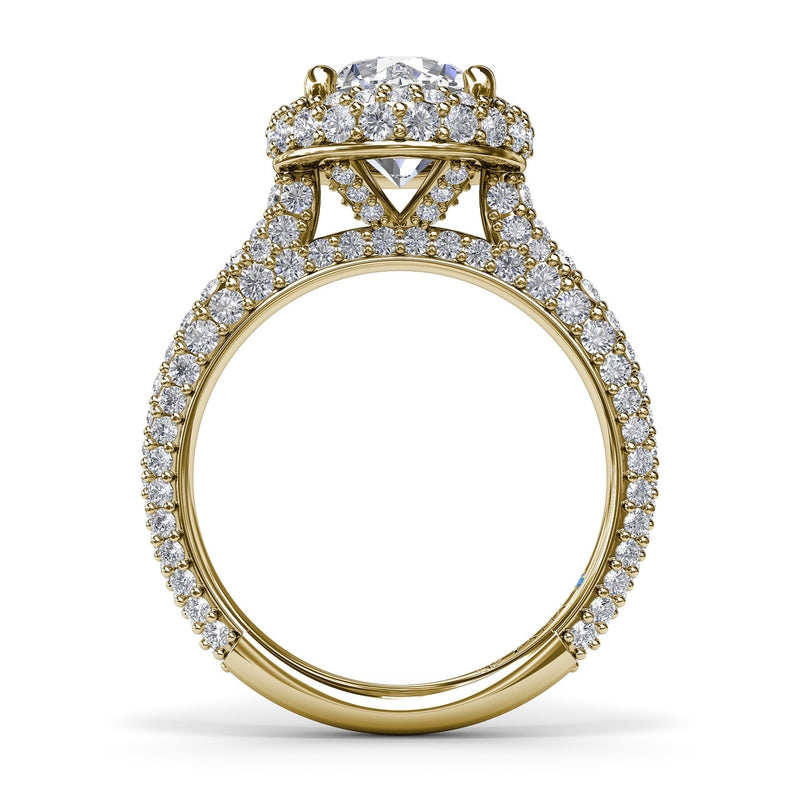 Fana Diamonds Galore Halo Engagement Ring