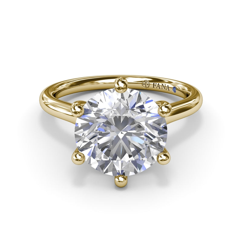 Fana Six Prong Diamond Engagement Ring