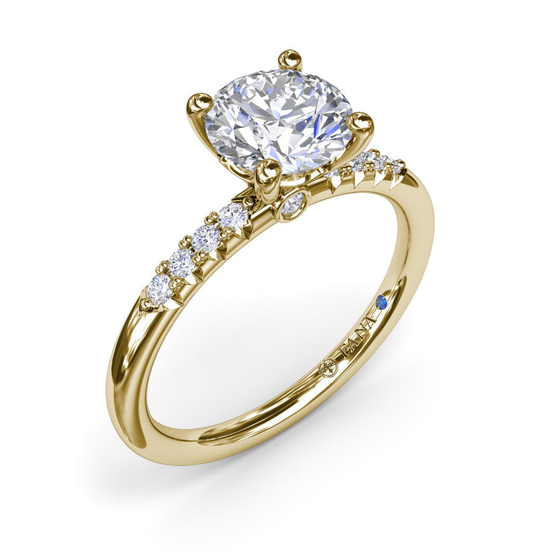 Fana Quarter Band Diamond Engagement Ring