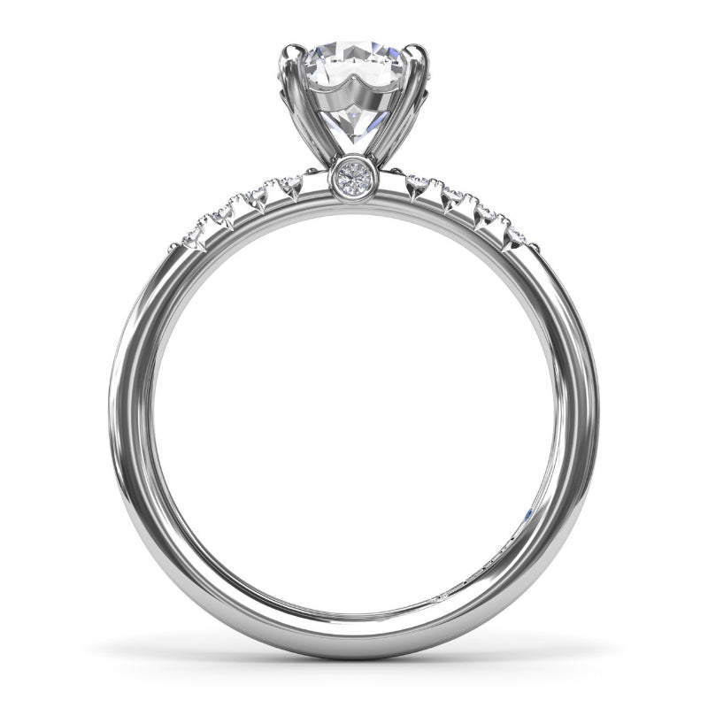 Fana Quarter Band Diamond Engagement Ring