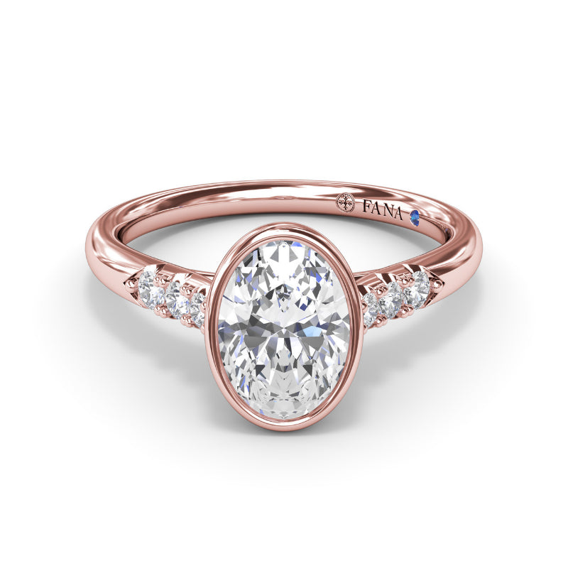 Fana Beautiful Bezel Set Engagement Ring