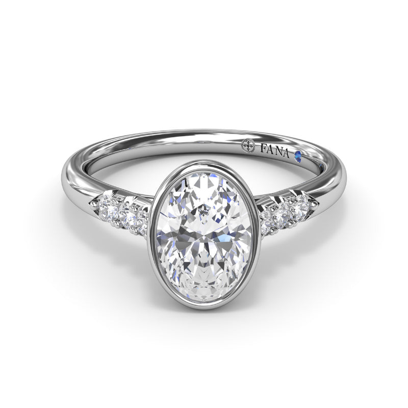 Fana Beautiful Bezel Set Engagement Ring