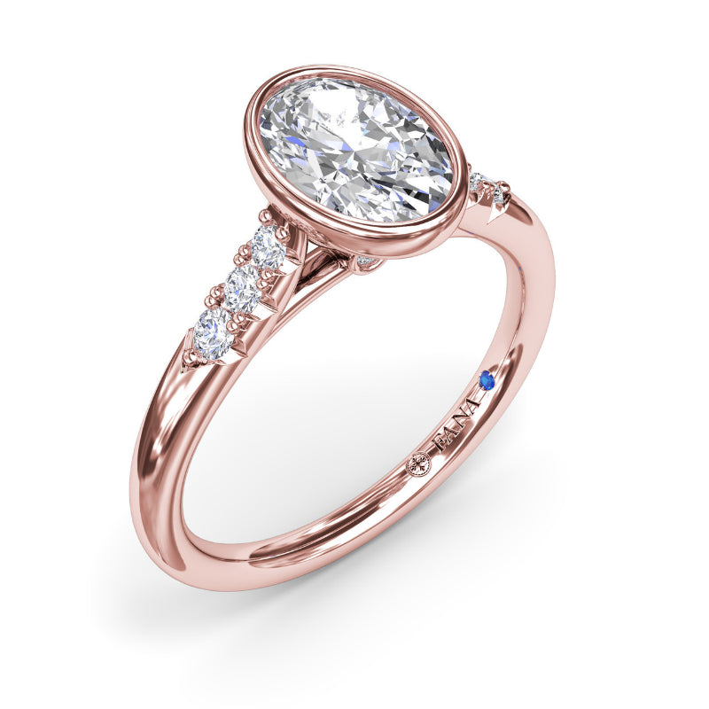 Fana Beautiful Bezel Set Engagement Ring