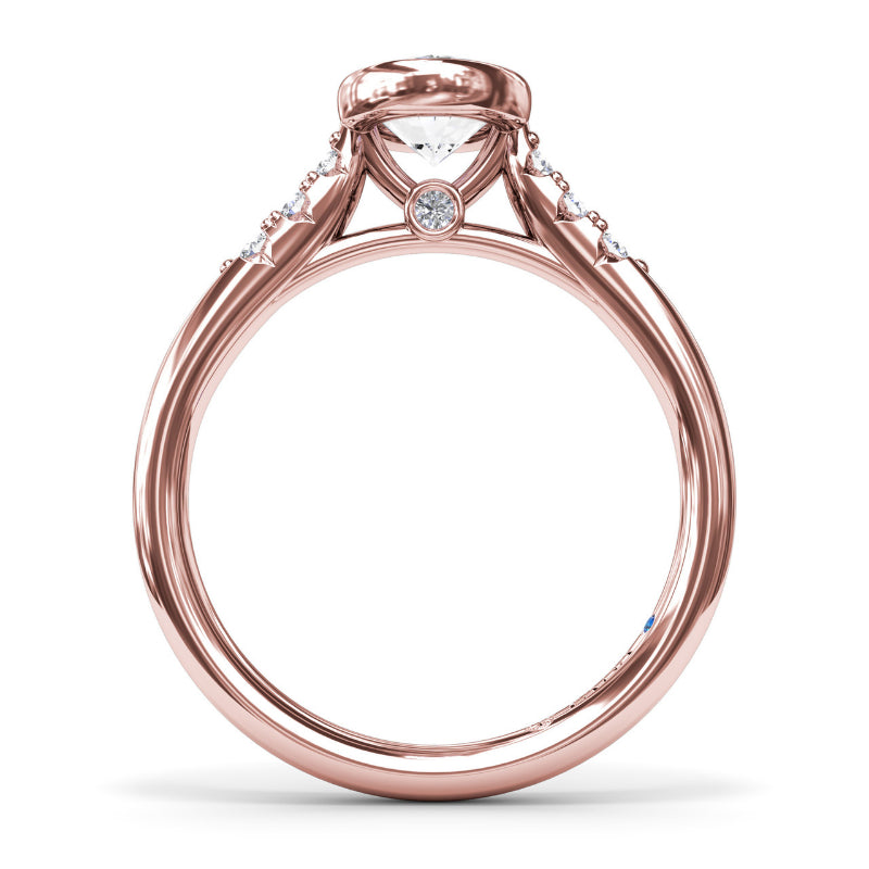 Fana Beautiful Bezel Set Engagement Ring