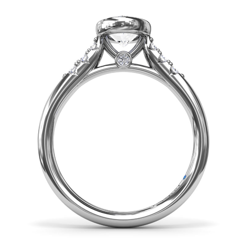 Fana Beautiful Bezel Set Engagement Ring