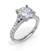 Fana Diamond Split Shank Engagement Ring