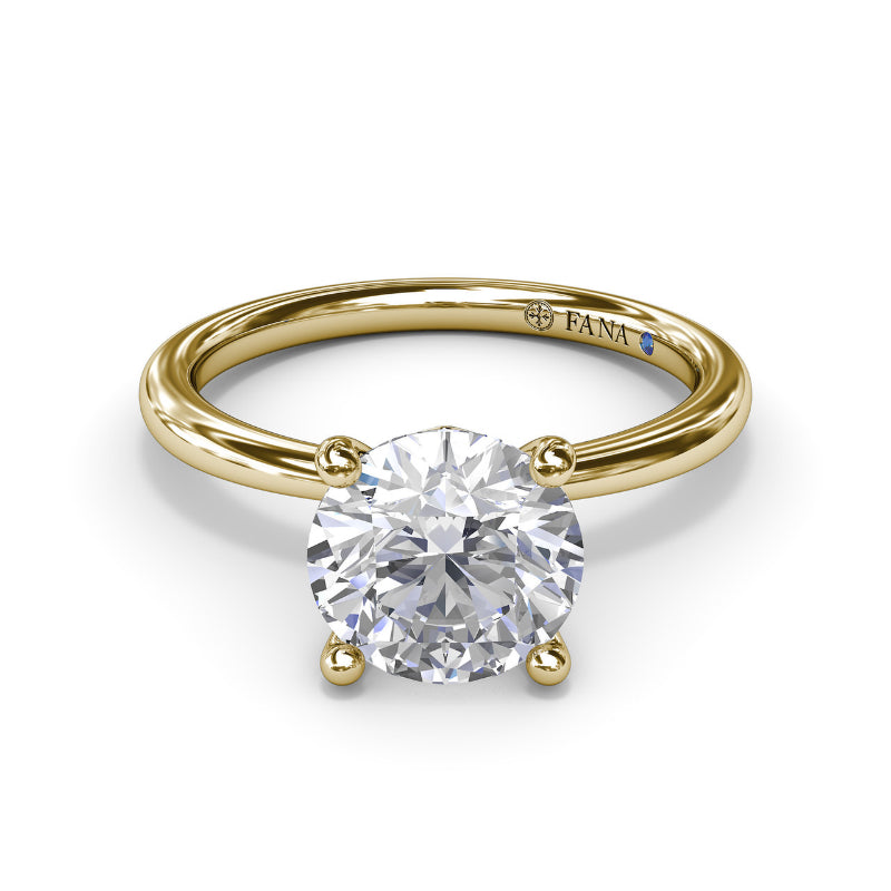 Fana Hidden Halo Engagement Ring