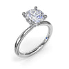 Fana Hidden Halo Engagement Ring