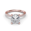 Fana Diamond Collar Engagement Ring