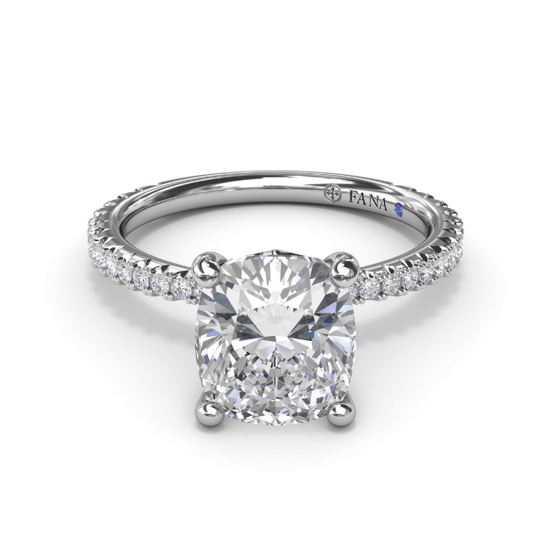 Fana Diamond Collar Engagement Ring