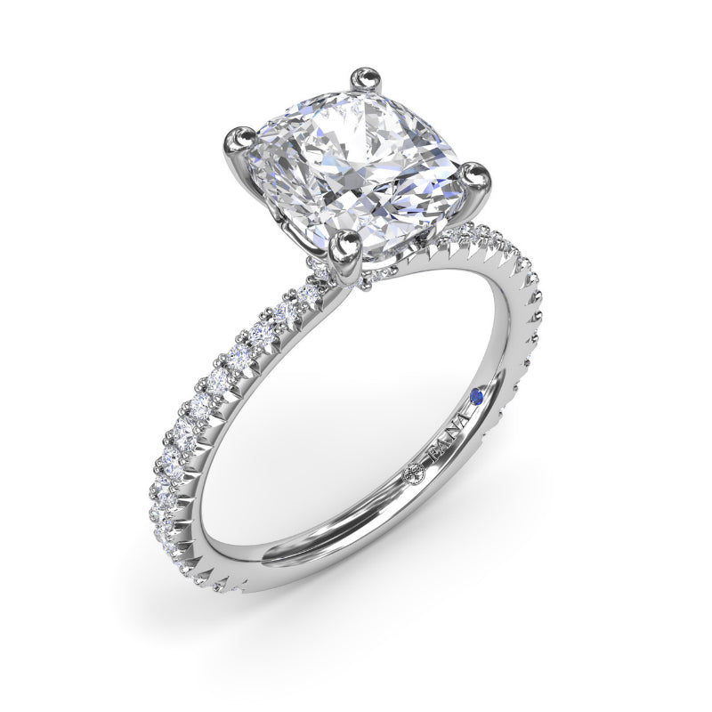 Fana Diamond Collar Engagement Ring