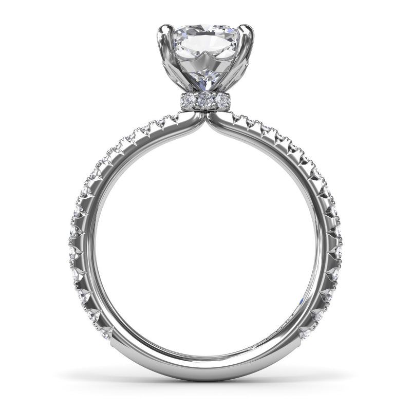 Fana Diamond Collar Engagement Ring