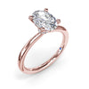 Fana Hidden Halo Engagement Ring