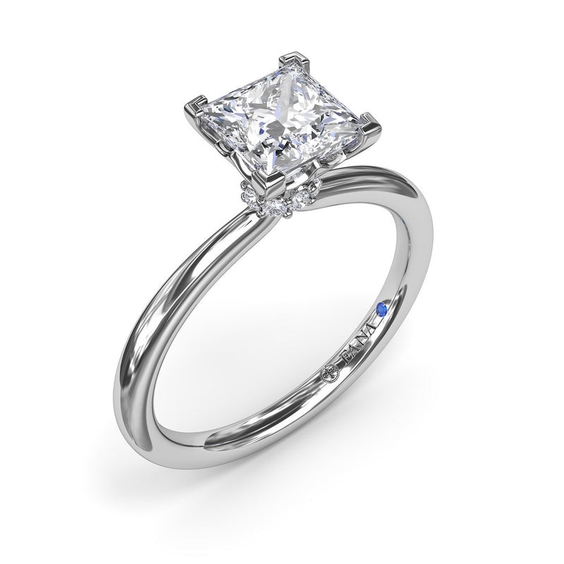 Fana Princess-Cut Diamond Engagement Ring