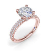 Fana Pave Diamond Engagement Ring