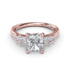 Fana Princess Cut Diamond Engagement Ring