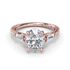 Fana Modern Twist Three Stone Engagement Ring