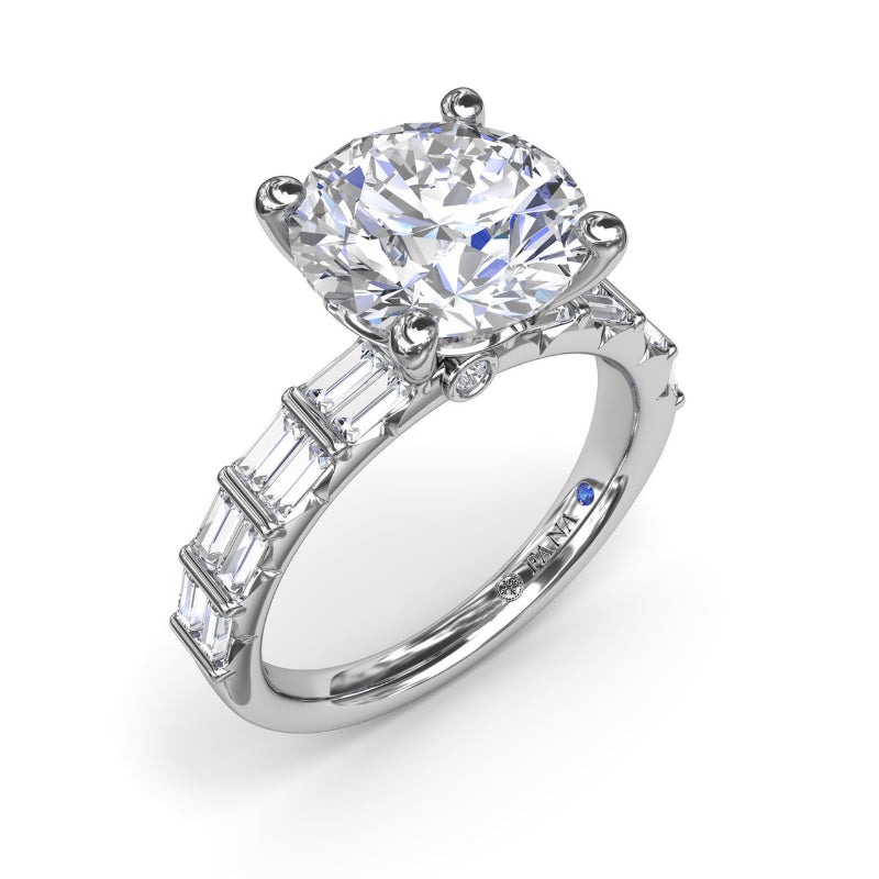 Fana Beautiful Baguette Diamond Engagement Ring