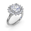 Fana Floral Diamond Engagement Ring