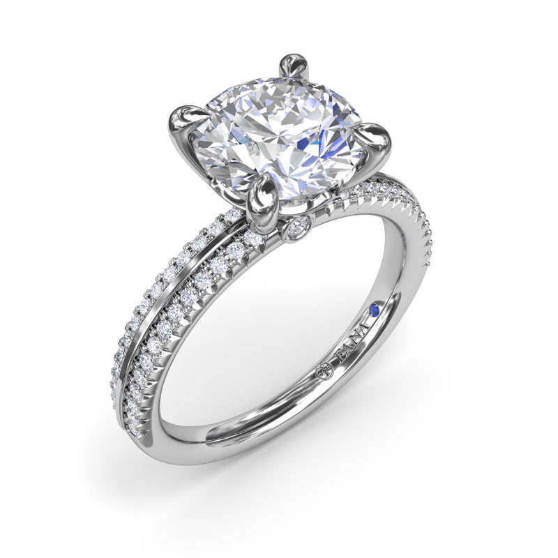 Fana Two-Toned Diamond Engagement Ring